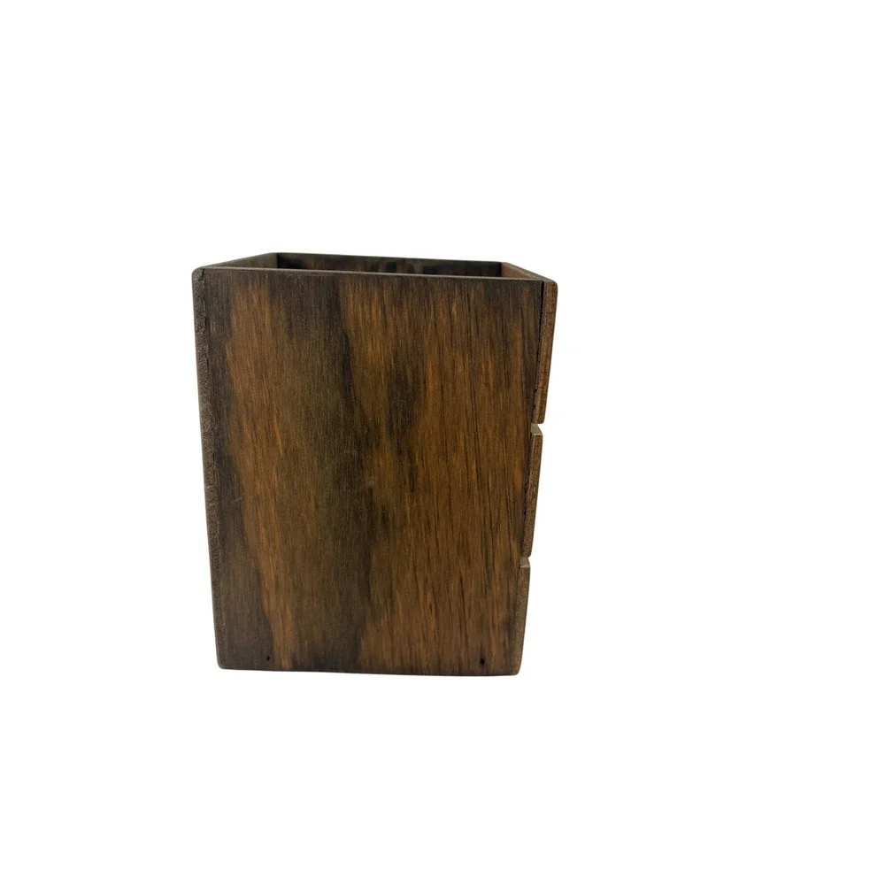Unbranded Wooden Moose Storage Box Home Decor Brown Excellent Rustic Lodge Cabin